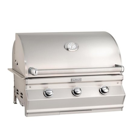 FIRE MAGIC 30 x 18 in. Built-in Natural Gas Grill with Analog Thermometer C540i-RT1N